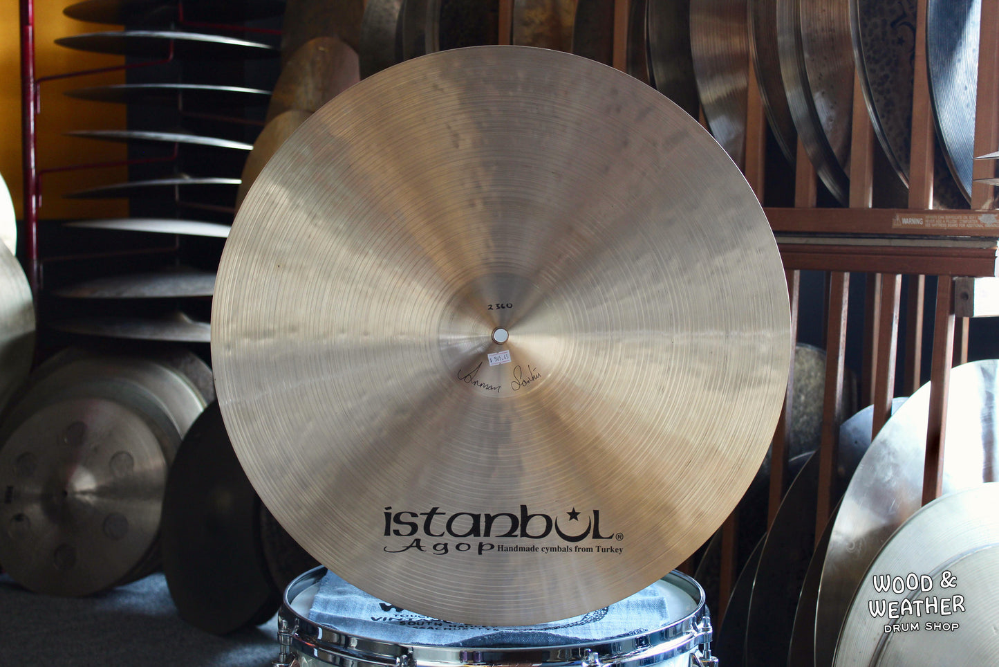 Istanbul Agop 22" Traditional Dark Ride Cymbal 2360g