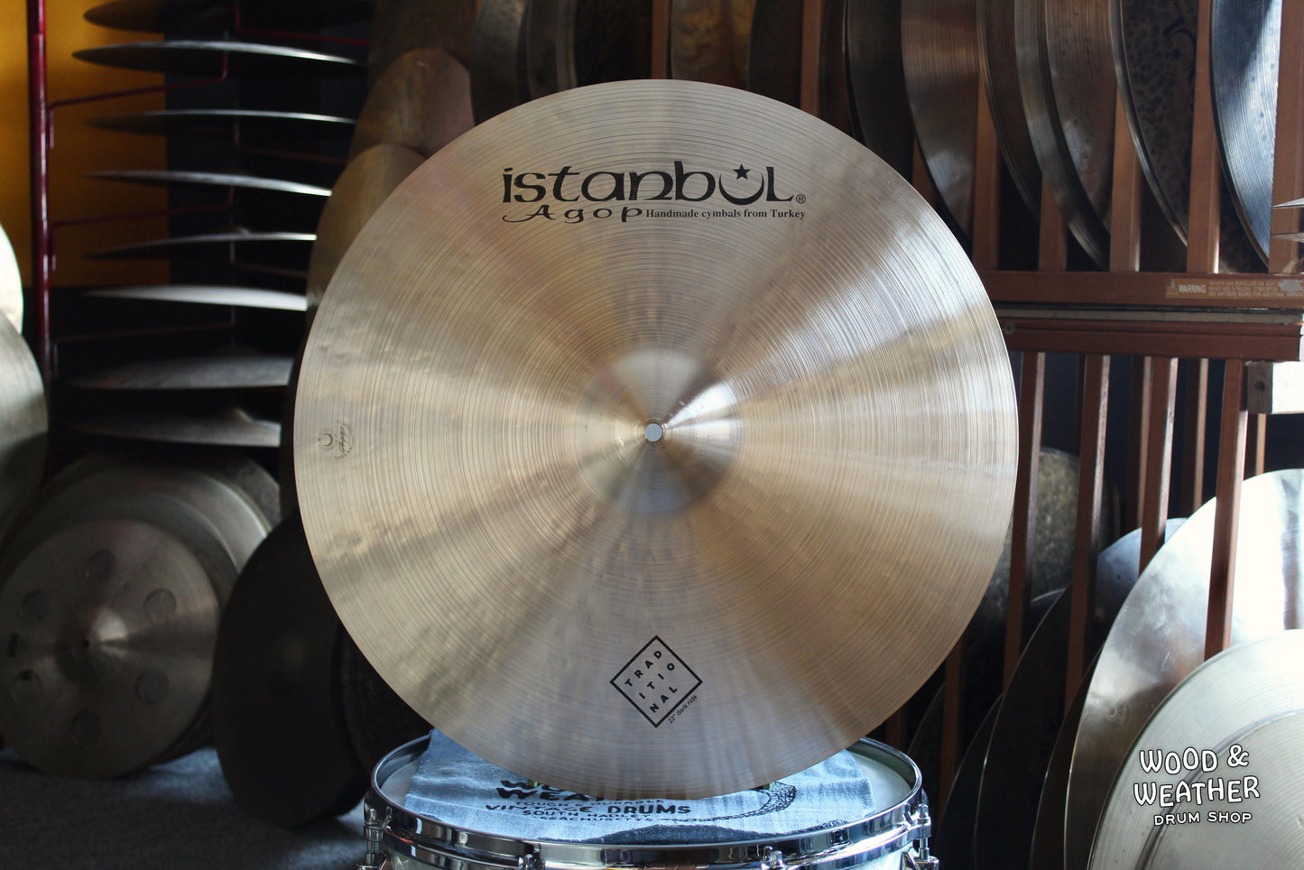 Istanbul Agop 22" Traditional Dark Ride Cymbal 2360g