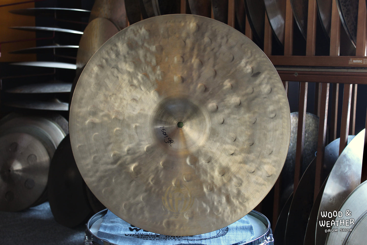 Used Murat Diril 19" Primitive Crash Cymbal 1509g