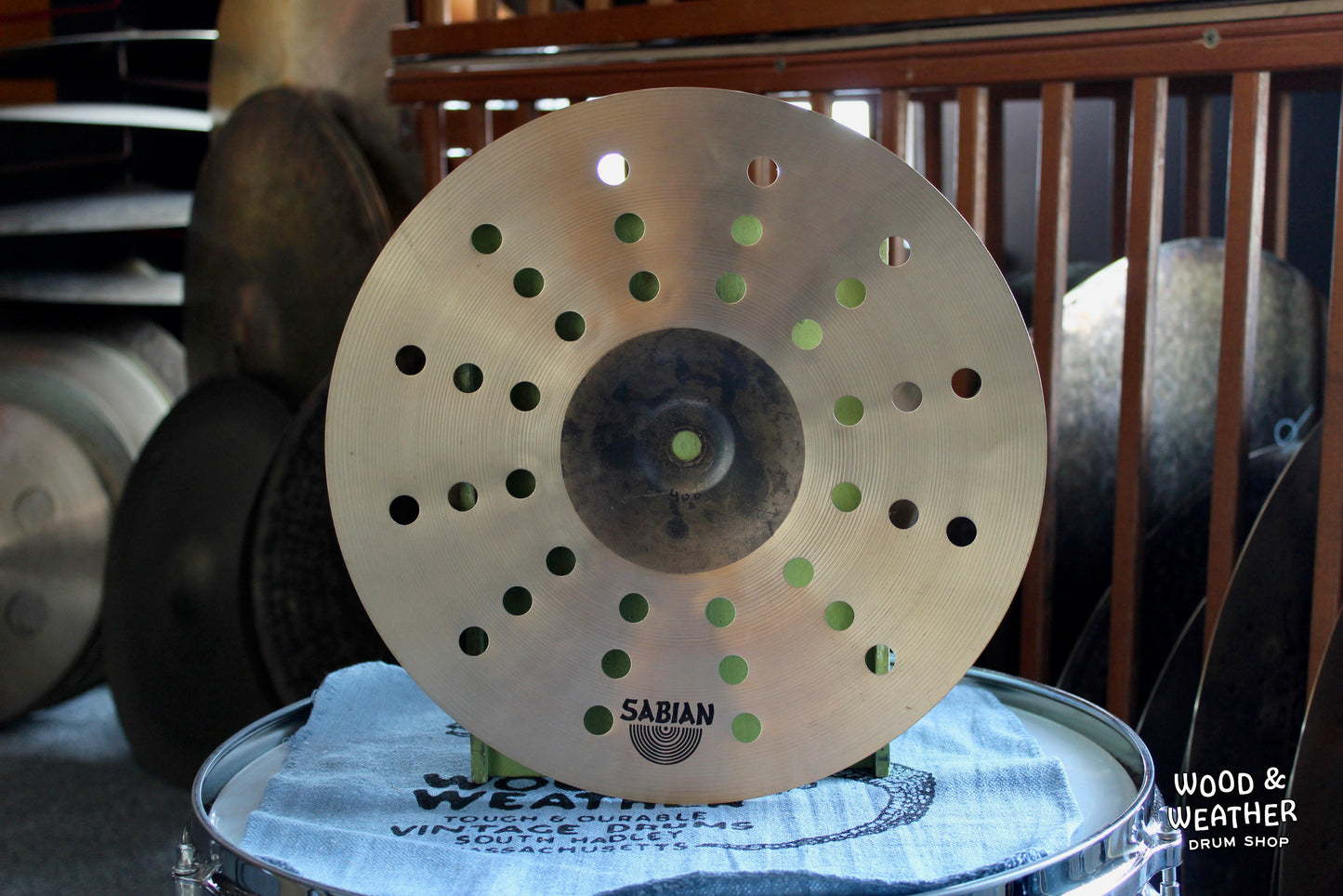 Used Sabian 12" AAX Aero Splash Cymbal 400g