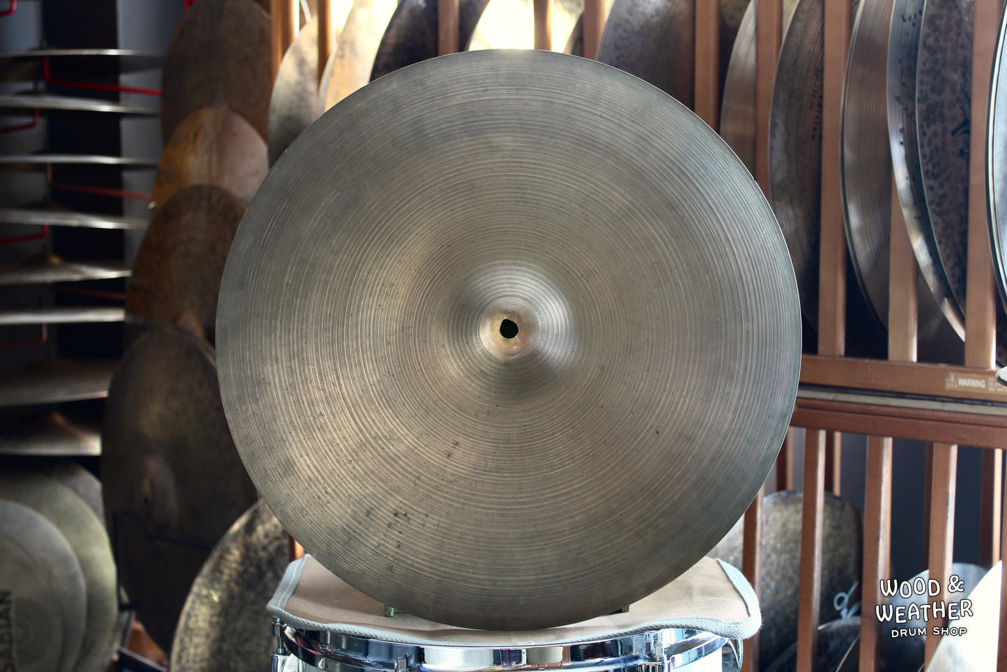 1970s A. Zildjian 17" Crash Cymbal 1025g