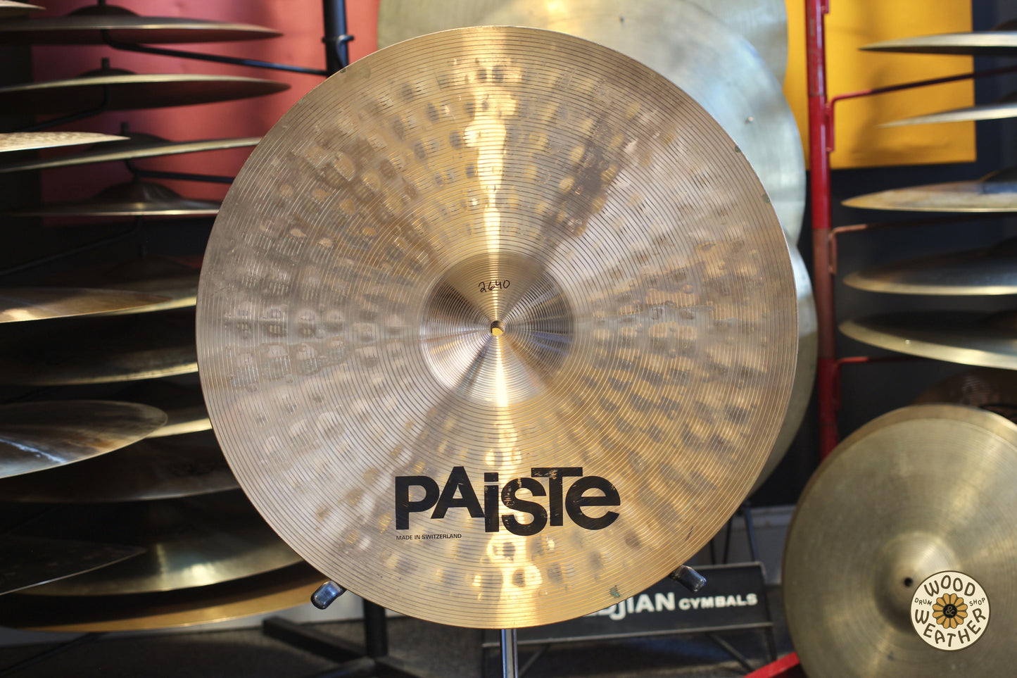 USED Paiste 20" Alpha Power Ride Cymbal 2640g