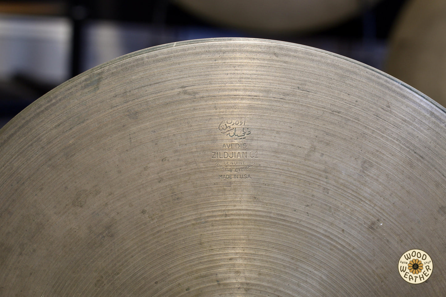 1950s A. Zildjian 14" "Small Stamp" Hi-Hat Cymbals 815/880g