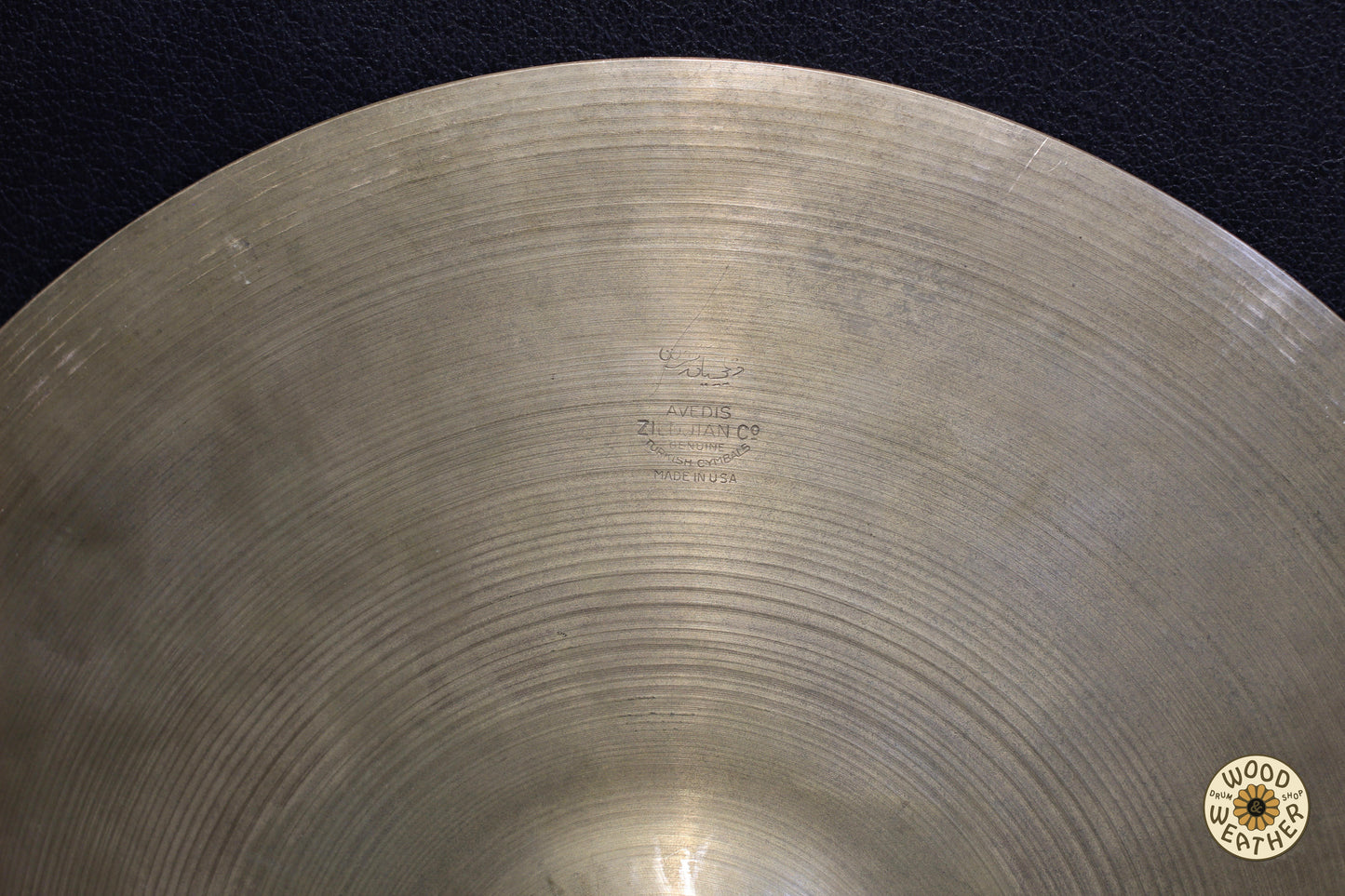 1950s A. Zildjian 15" Hi-Hat Cymbals 915/1190g