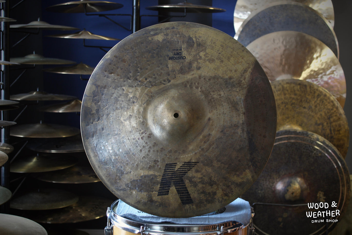 1980s Zildjian 20" K Custom Dry Ride Cymbal 2880g