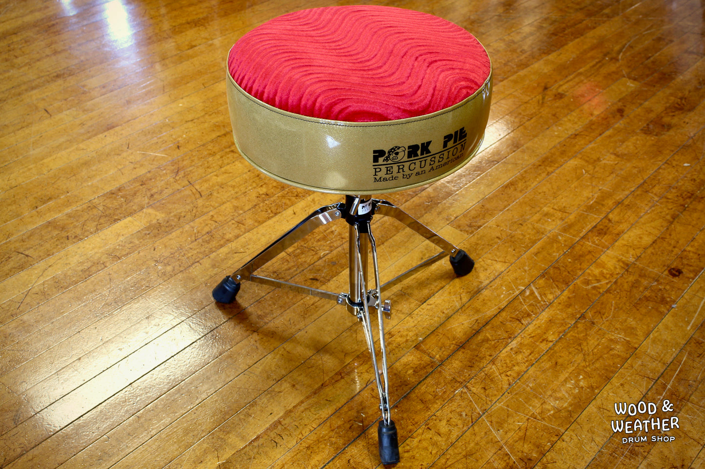 Pork Pie Percussion Round Drum Throne