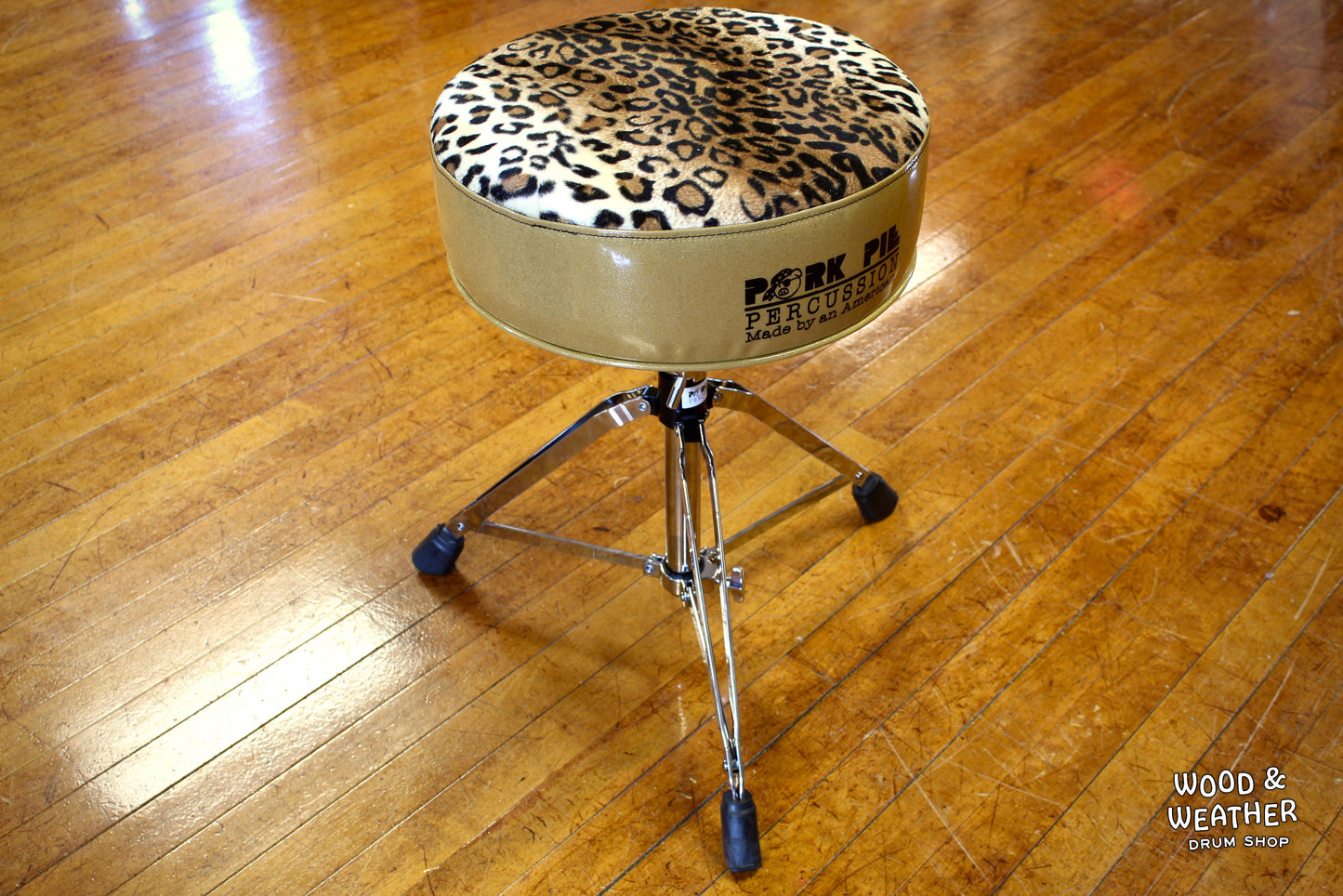 Pork Pie Percussion Round Drum Throne