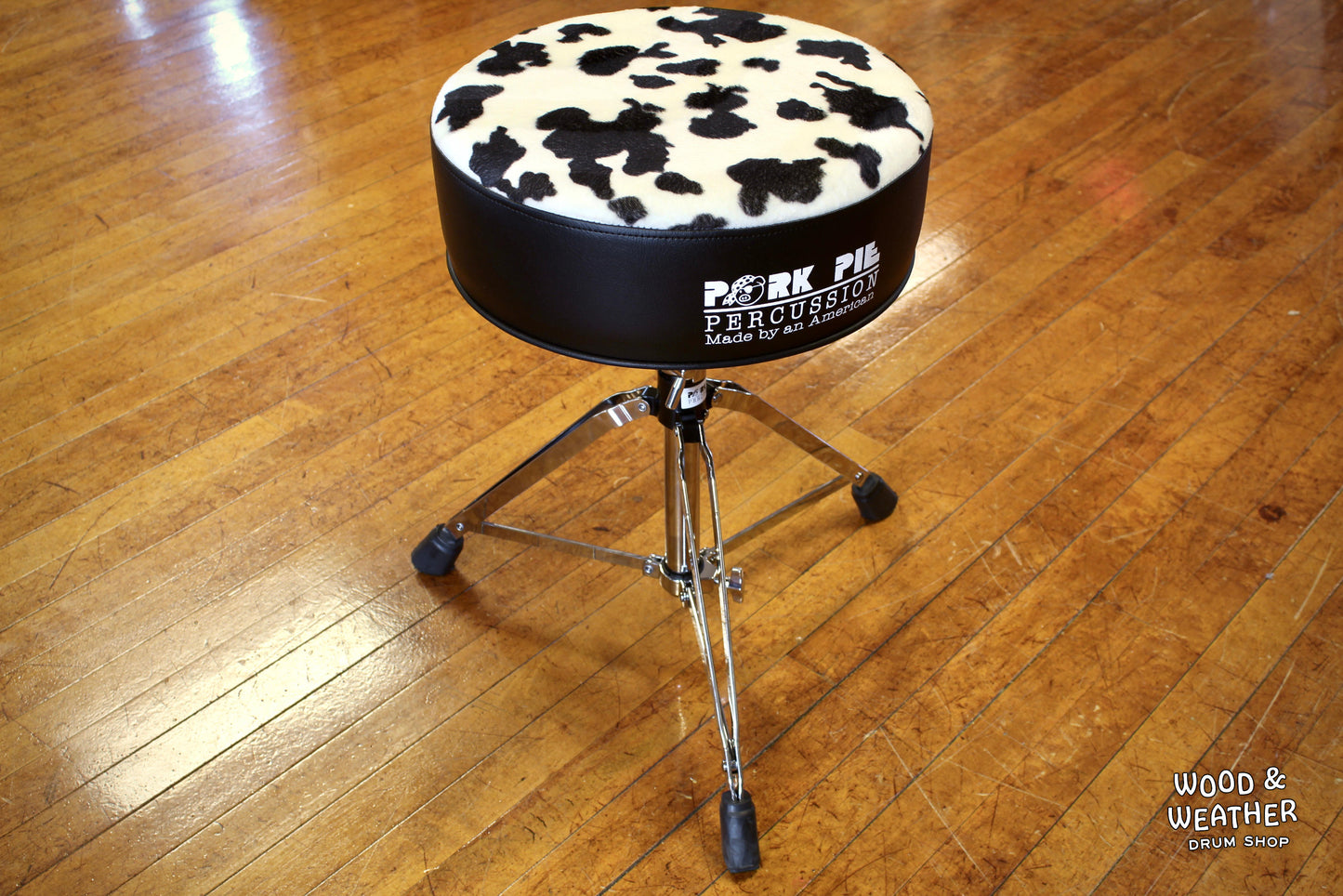 Pork Pie Percussion Round Drum Throne