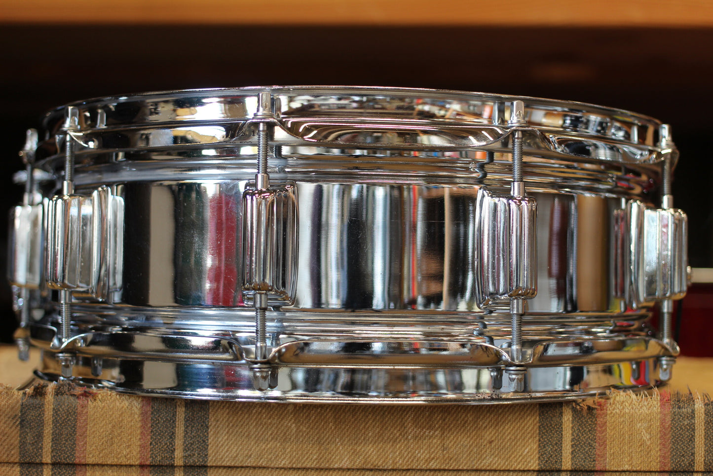 1970's Rogers 'SuperTen' 5"x14" Snare Drum Chrome over Steel