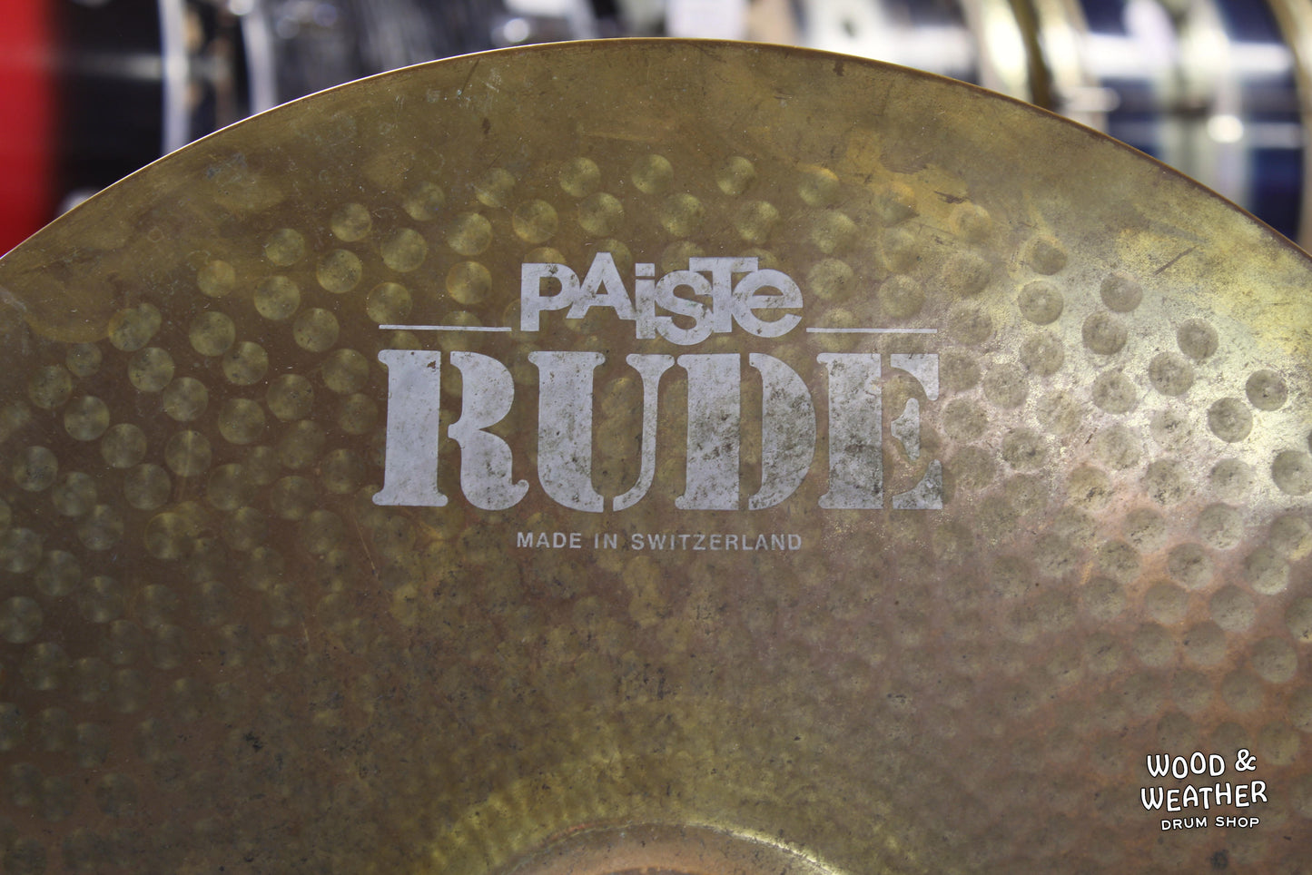 1984 Paiste 20" Rude Ride Crash Cymbal 2360g