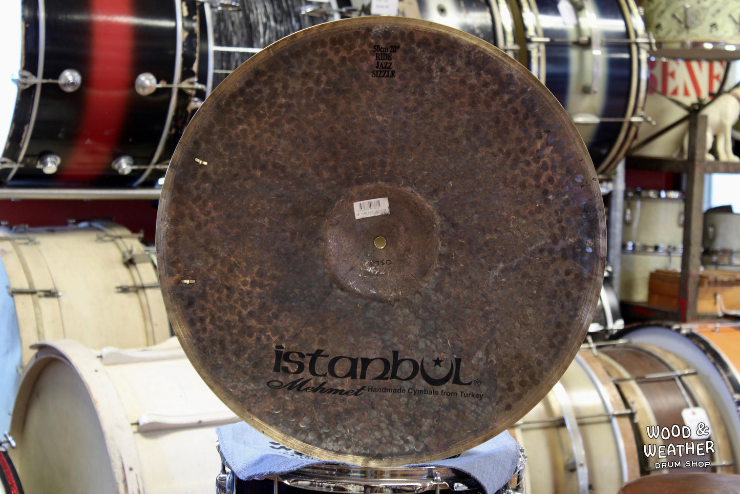 Used Istanbul Mehmet 20" Jazz Sizzle Ride Cymbal 1750g