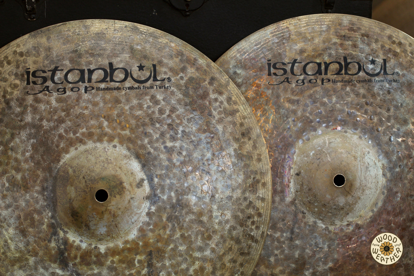 USED Istanbul Agop 15" Matt Chamberlain Signature Hi-Hat Cymbals 905/1055g