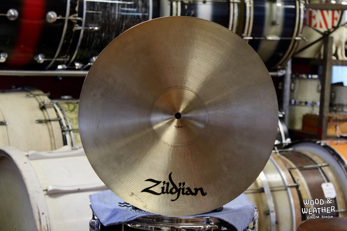 Used Zildjian 16" A Armand Thin Crash Cymbal 950g