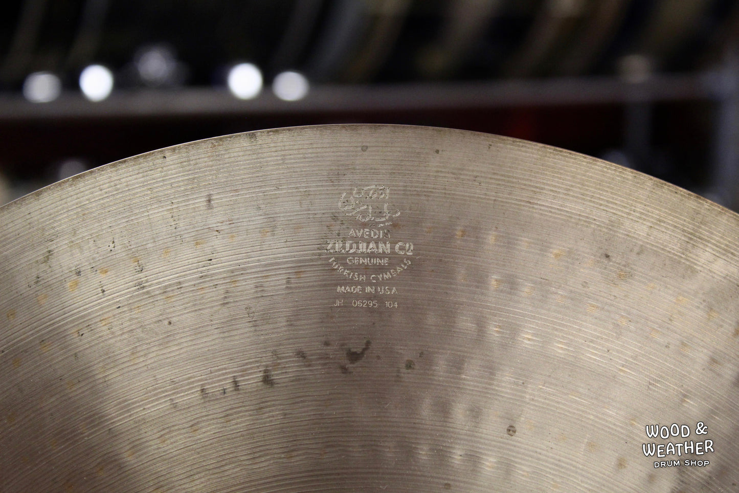 Used Zildjian 16" A Armand Thin Crash Cymbal 950g