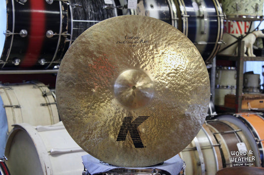 Used Zildjian 21" K Custom Dark Complex Ride Cymbal 2570g