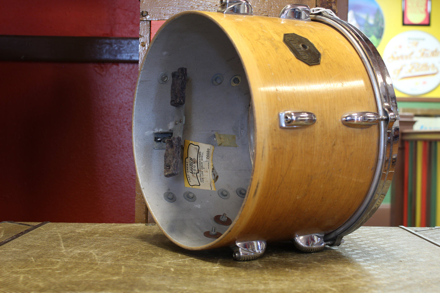 1970's Gretsch 8x12 Tom-Tom in Natural Maple