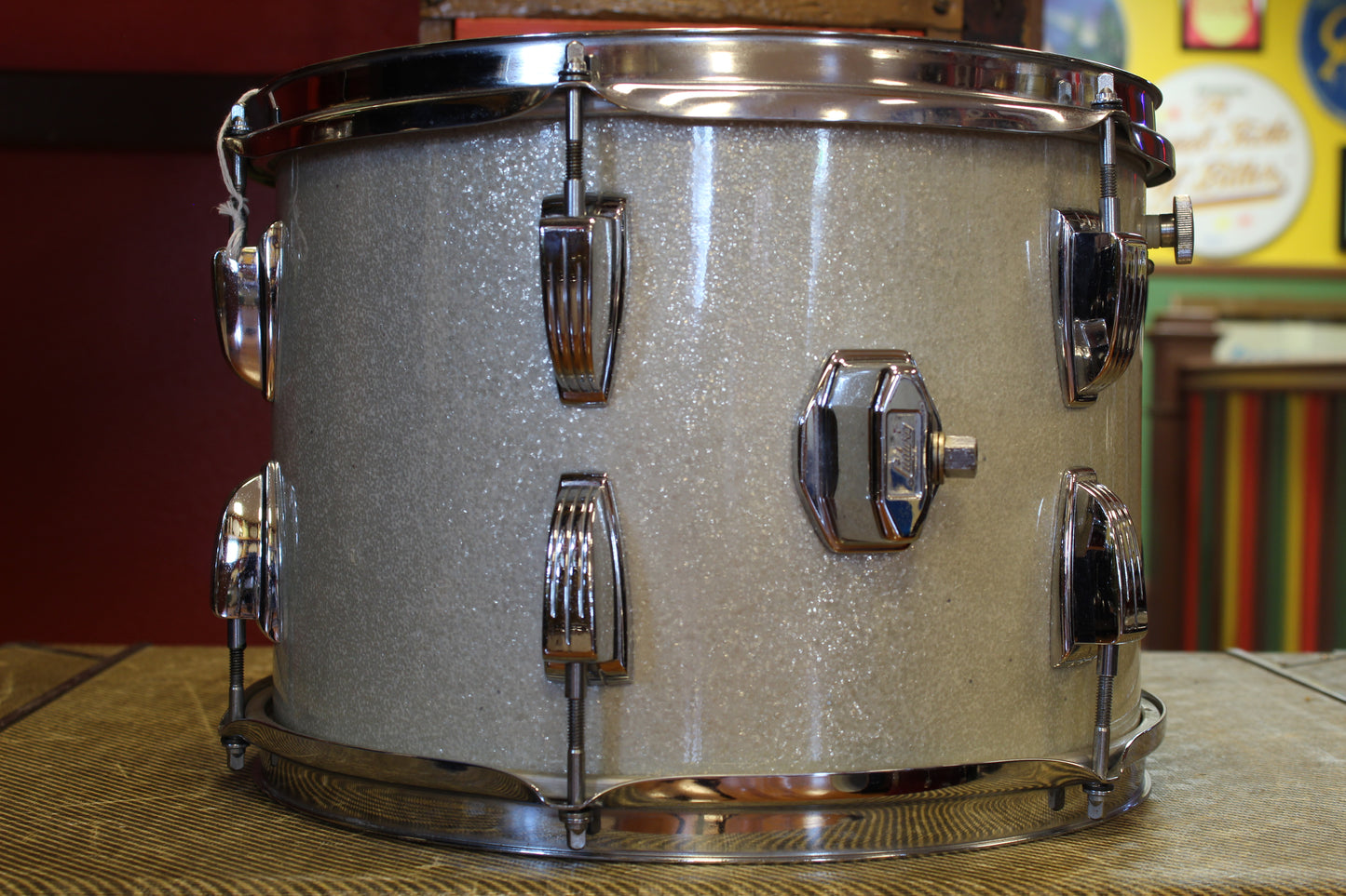 1960's Ludwig 9x13 Tom-Tom in Silver Sparkle