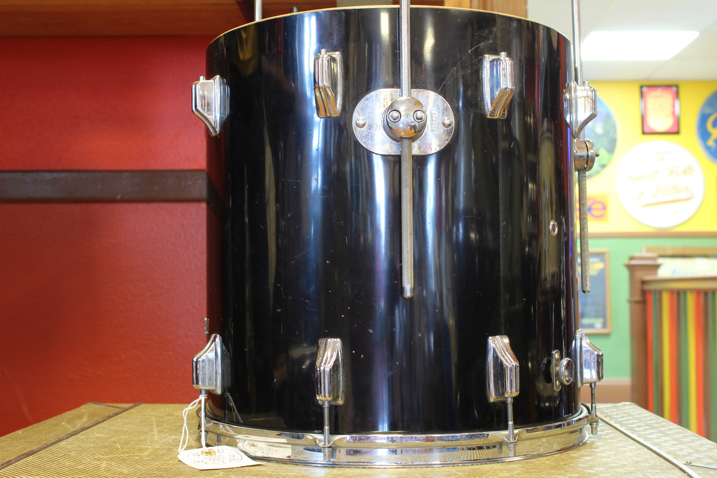 1970's Rogers 16x16 Floor Tom in Black