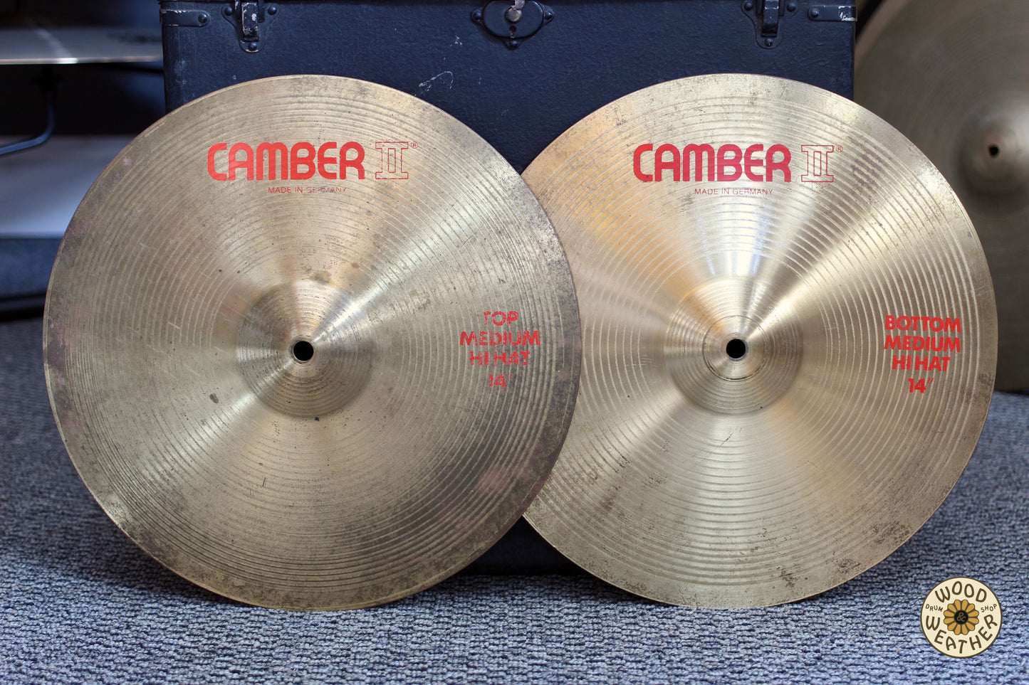 USED Camber II 14" Medium Hi-Hat Cymbals 755/850g
