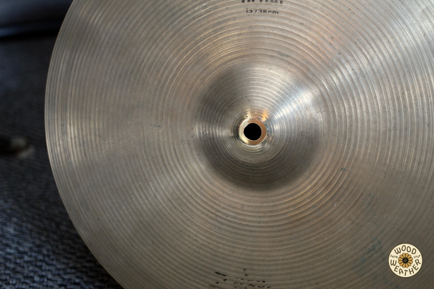 1980s A. Zildjian 15" Quick Beat "CO. Stamp" Hi-Hat Cymbals 1355/1620g