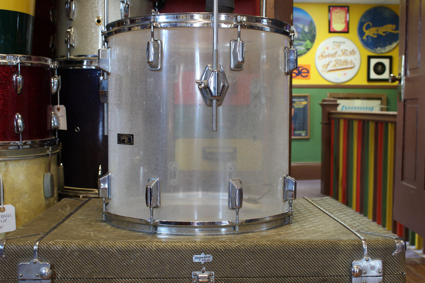 1970's Pearl 16x16 Floor Tom Acrylic