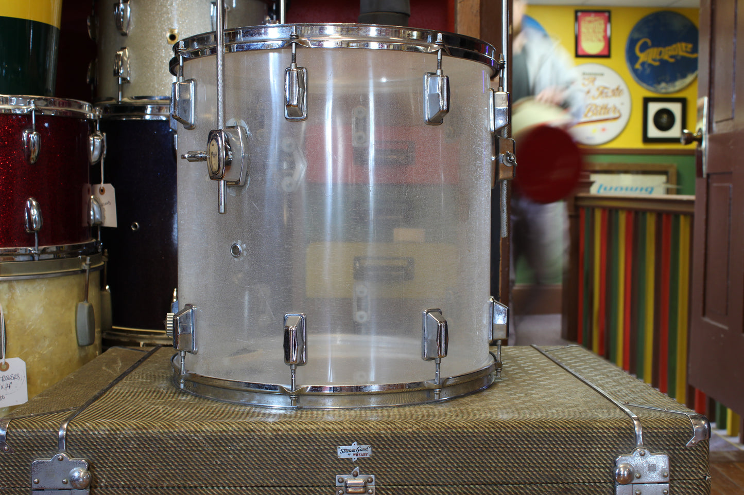 1970's Pearl 16x16 Floor Tom Acrylic