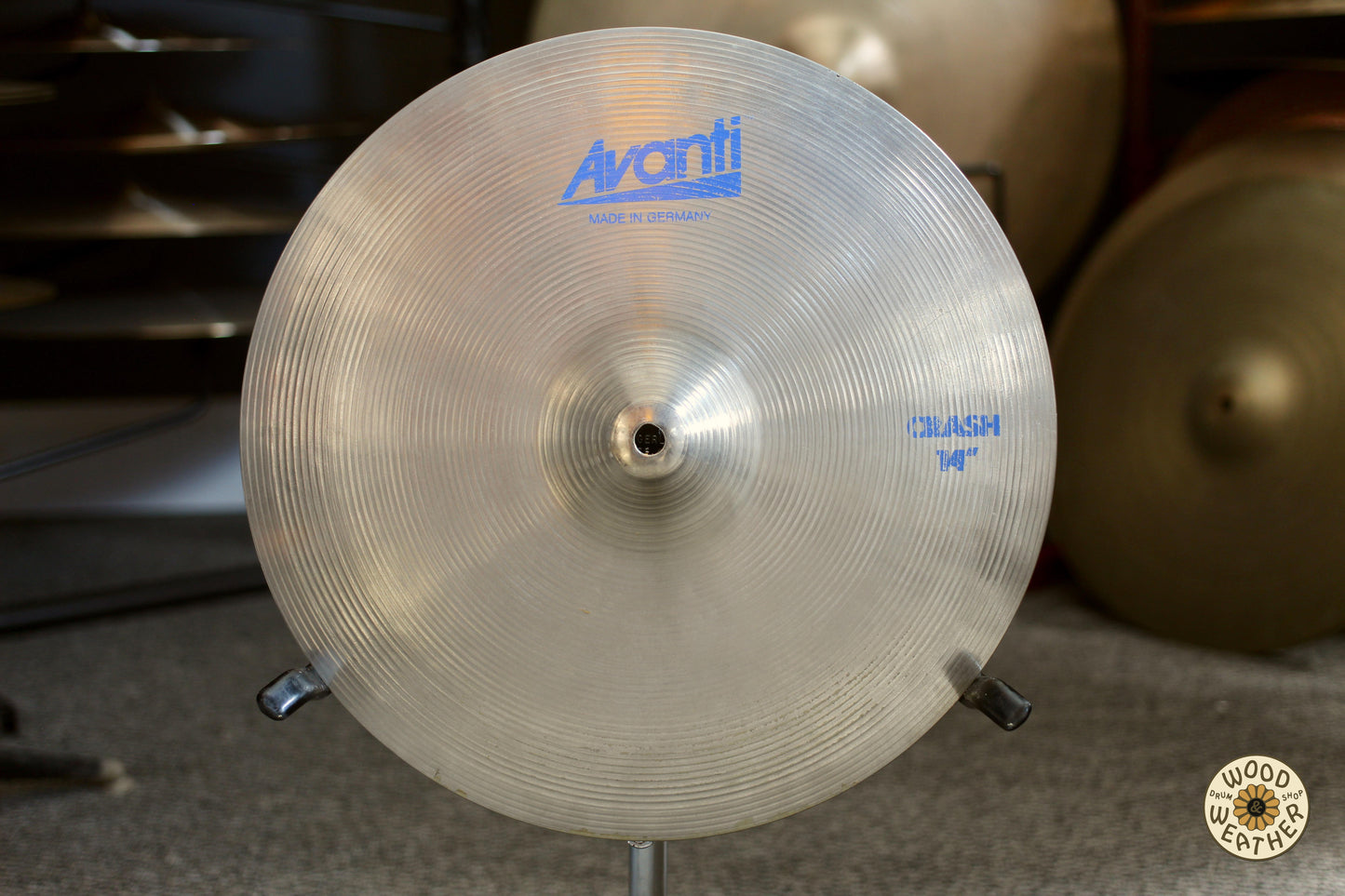 1980s Avanti 14" Crash Cymbal 840g