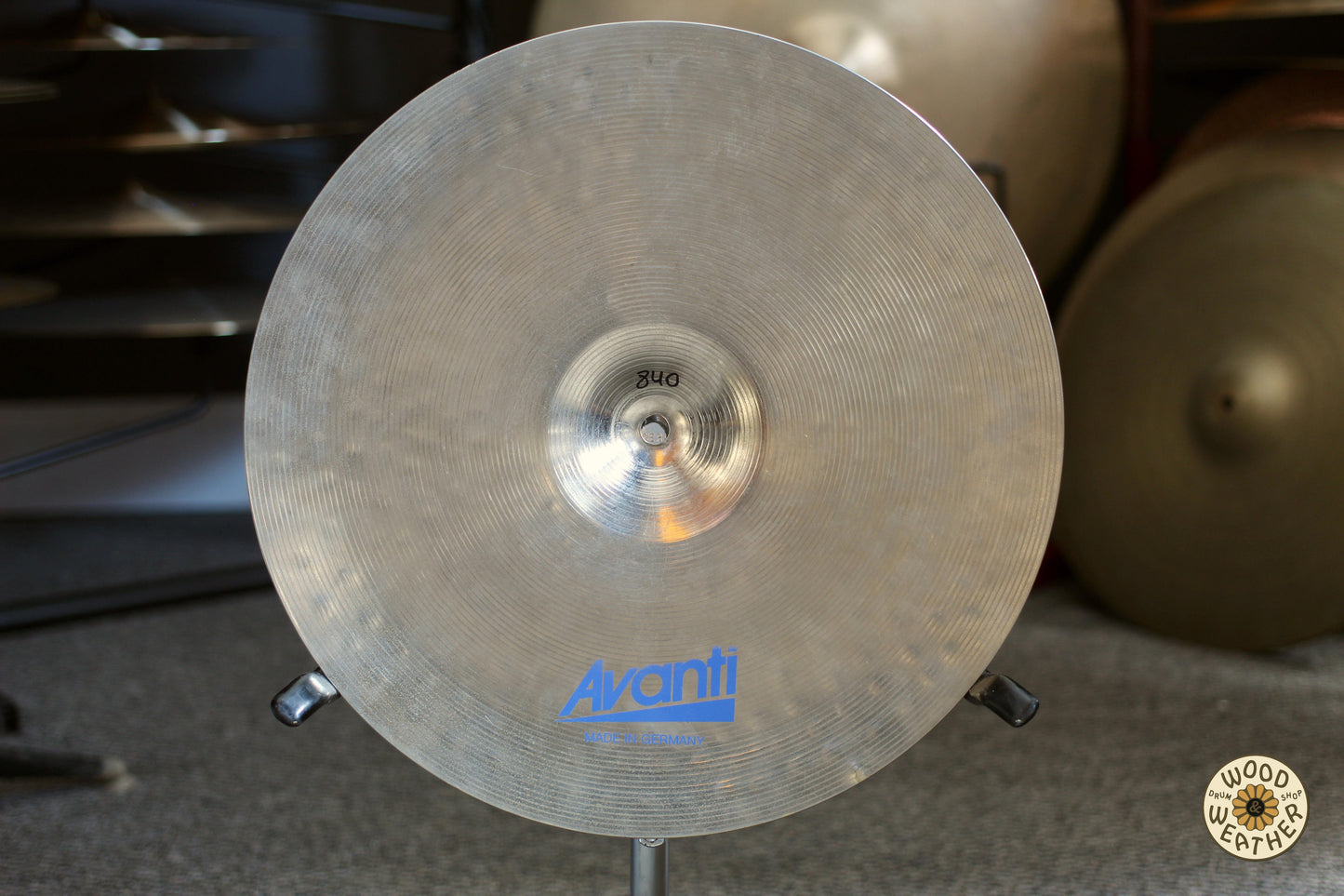 1980s Avanti 14" Crash Cymbal 840g