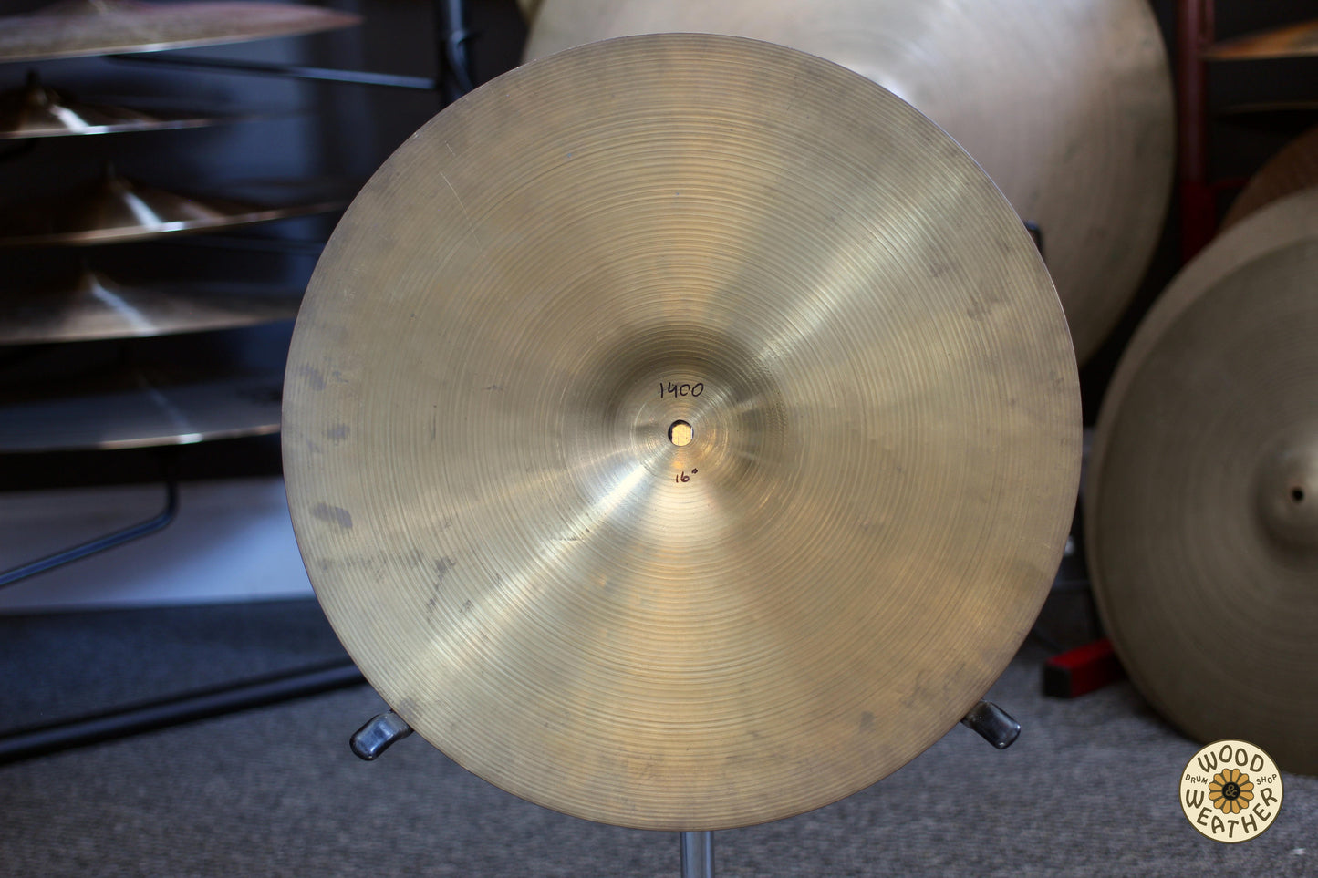 1980s Paiste 16" Crash Cymbal 1400g