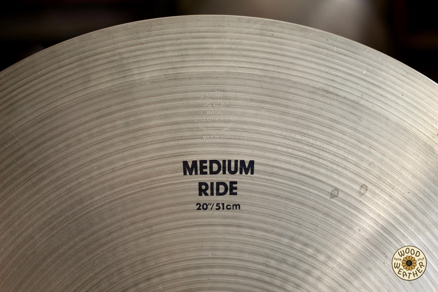 1980s A. Zildjian 20" "CO. Stamp" Medium Ride Cymbal 2640g