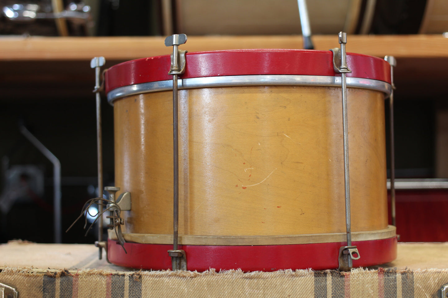 1920's Ludwig 'School Drum' 7"x12" in Natural Maple