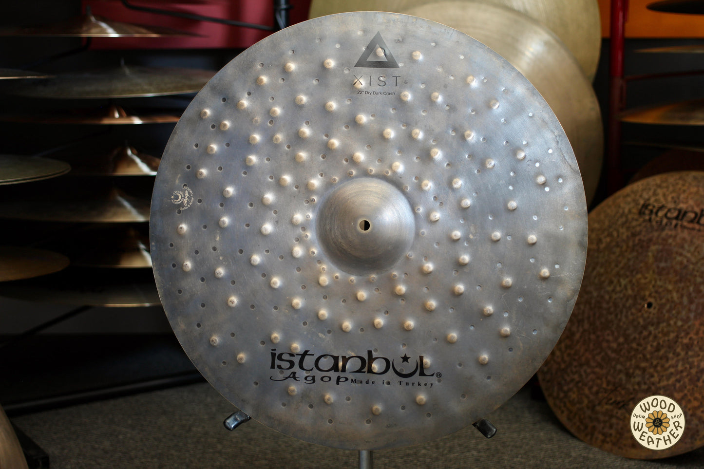 Istanbul Agop 22" Xist Dry Dark Crash Cymbal 1780g