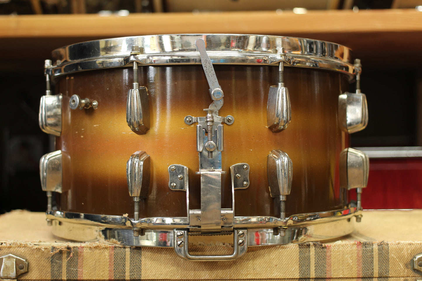 1940's Slingerland Radioking 7"x14" 'Hollywood Ace' in Tri-Color Duco