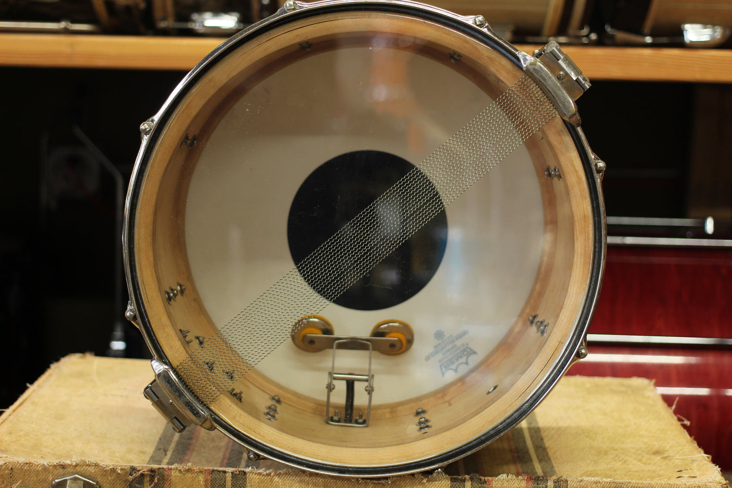 1940's Slingerland Radioking 7"x14" 'Hollywood Ace' in Tri-Color Duco