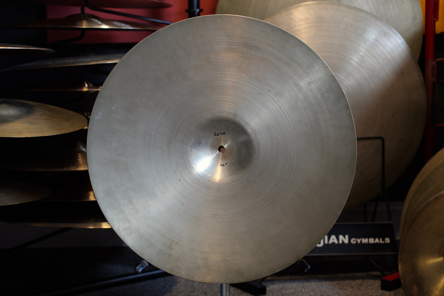 1960s A. Zildjian 20" Ride Cymbal 2640g