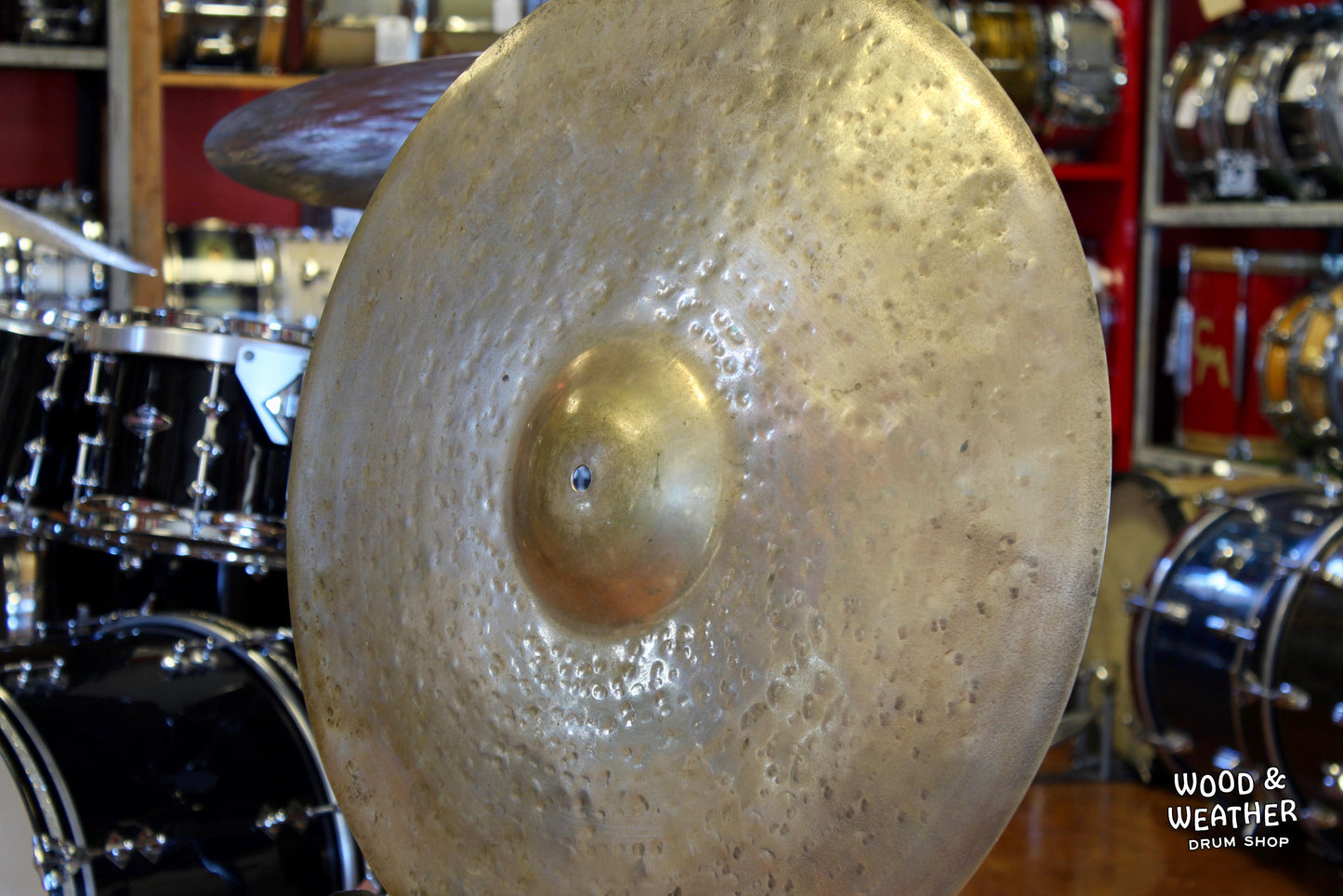 1980s Zildjian 22" K Custom Ride Cymbal 3450g