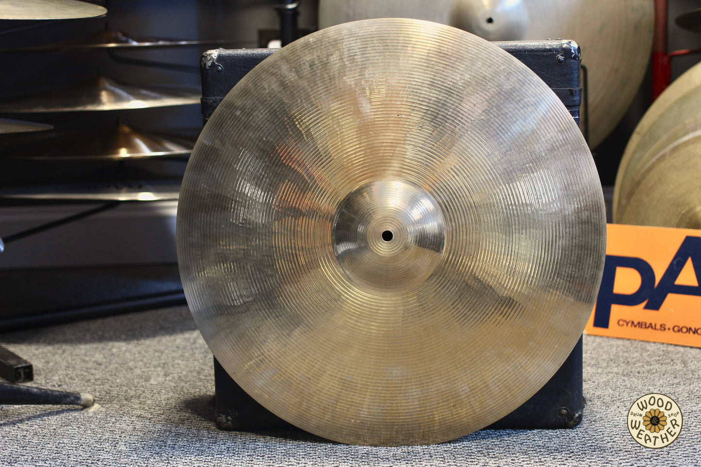 1960s Paiste 20" Formula 602 "Solid Stamp" Ride Cymbal 2410g