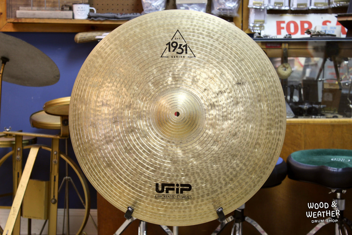 UFIP 22" Est. 1931 Series Ride Cymbal 2380g