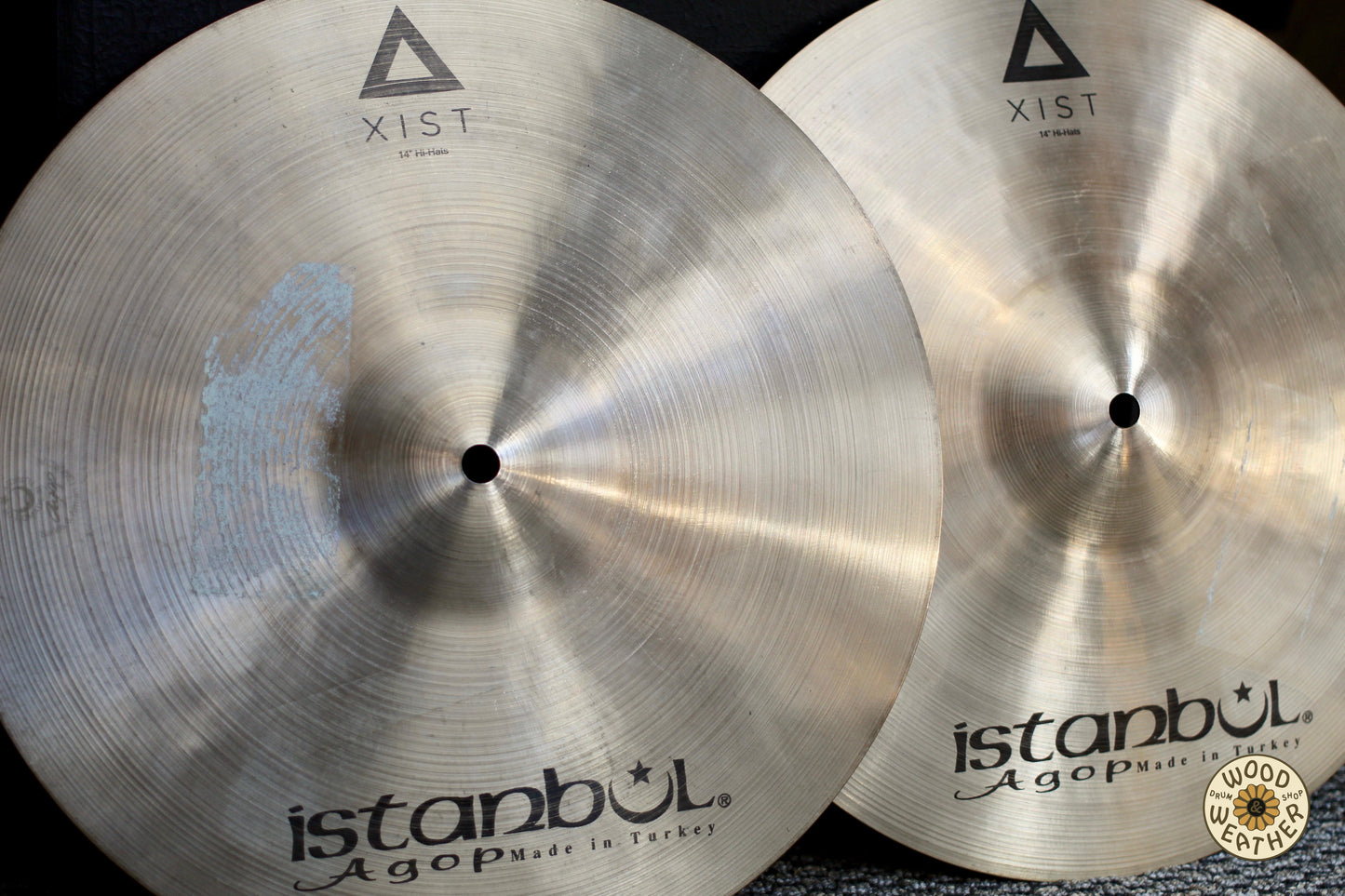 USED Istanbul Agop 14" Xist Hi-Hat Cymbals 991/1183g