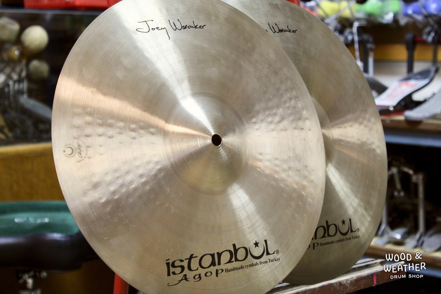 Istanbul Agop 14" Joey Waronker Signature Hi-Hat Cymbals 775g/1100g