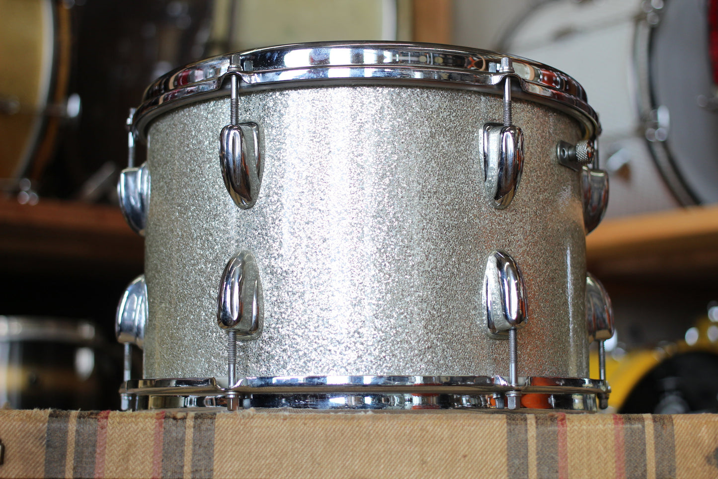 1960's Slingerland Jobbing outfit in Sparkling Silver Pearl 12x20 14x14 8x12