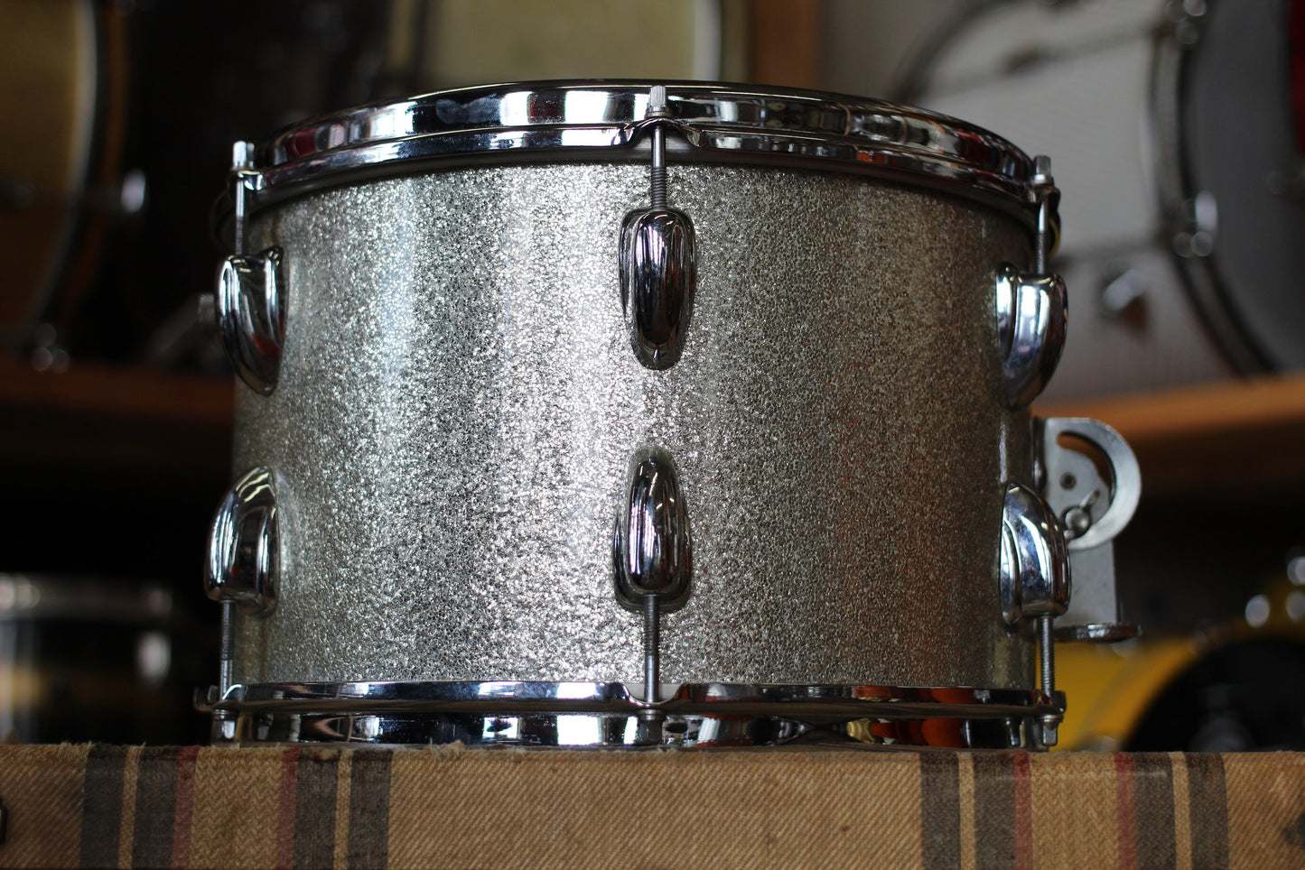 1960's Slingerland Jobbing outfit in Sparkling Silver Pearl 12x20 14x14 8x12