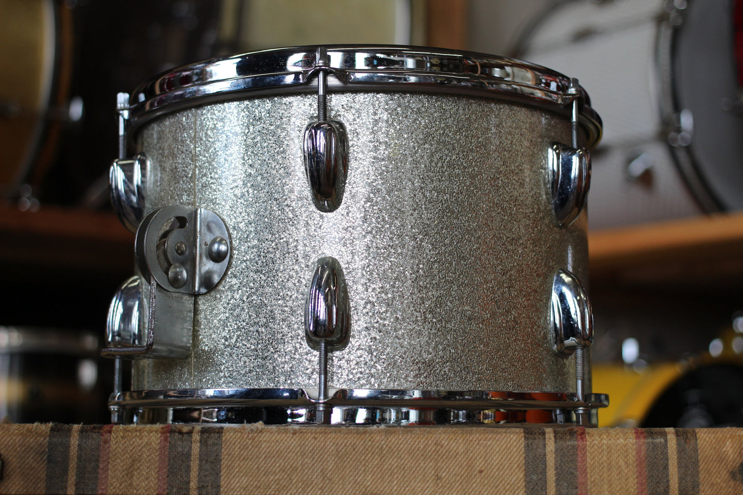 1960's Slingerland Jobbing outfit in Sparkling Silver Pearl 12x20 14x14 8x12