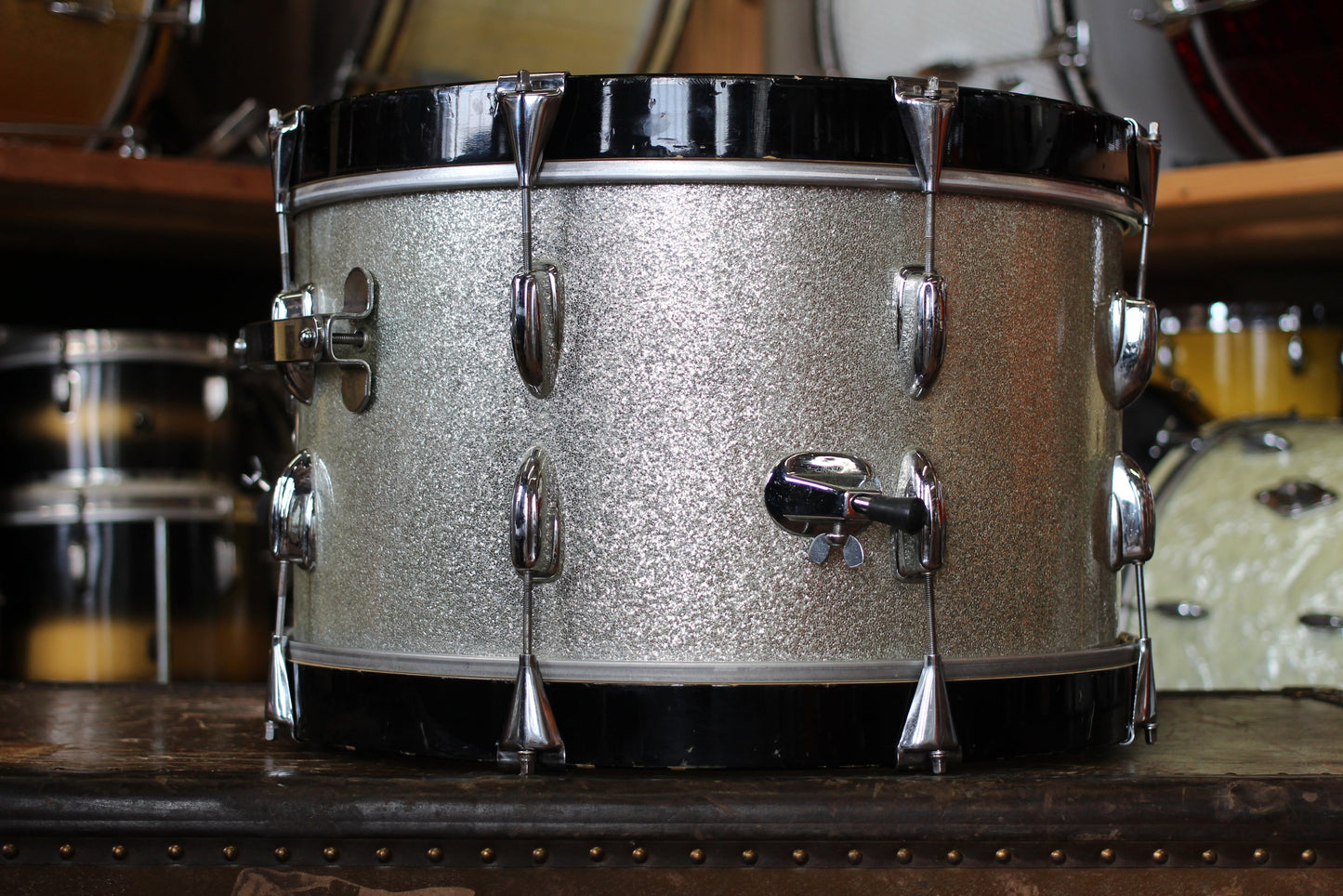 1960's Slingerland Jobbing outfit in Sparkling Silver Pearl 12x20 14x14 8x12