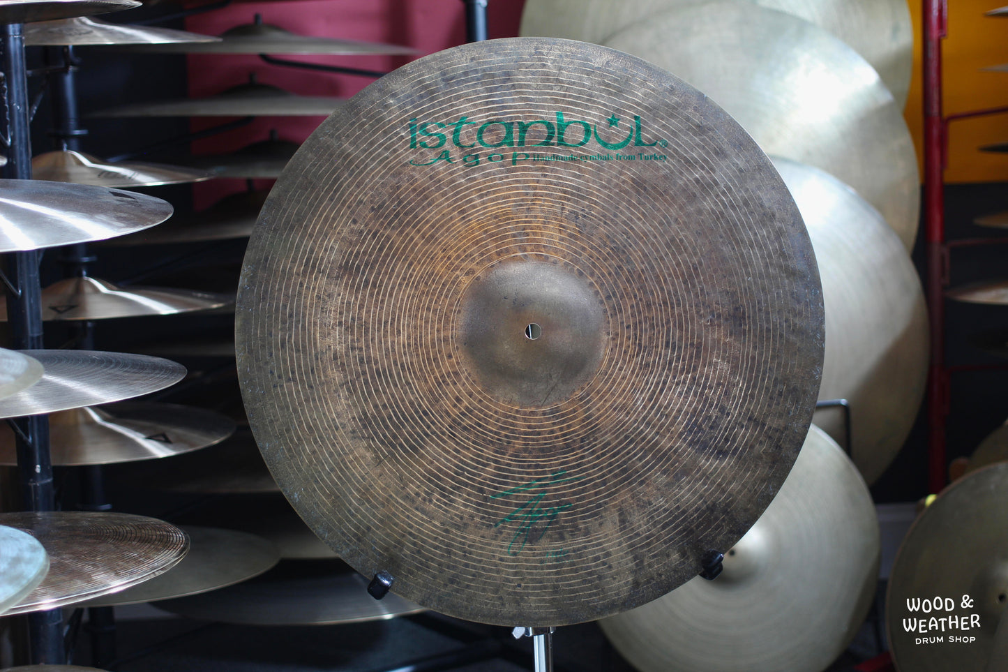 Used Istanbul Agop 21" Signature Ride Cymbal 1742g