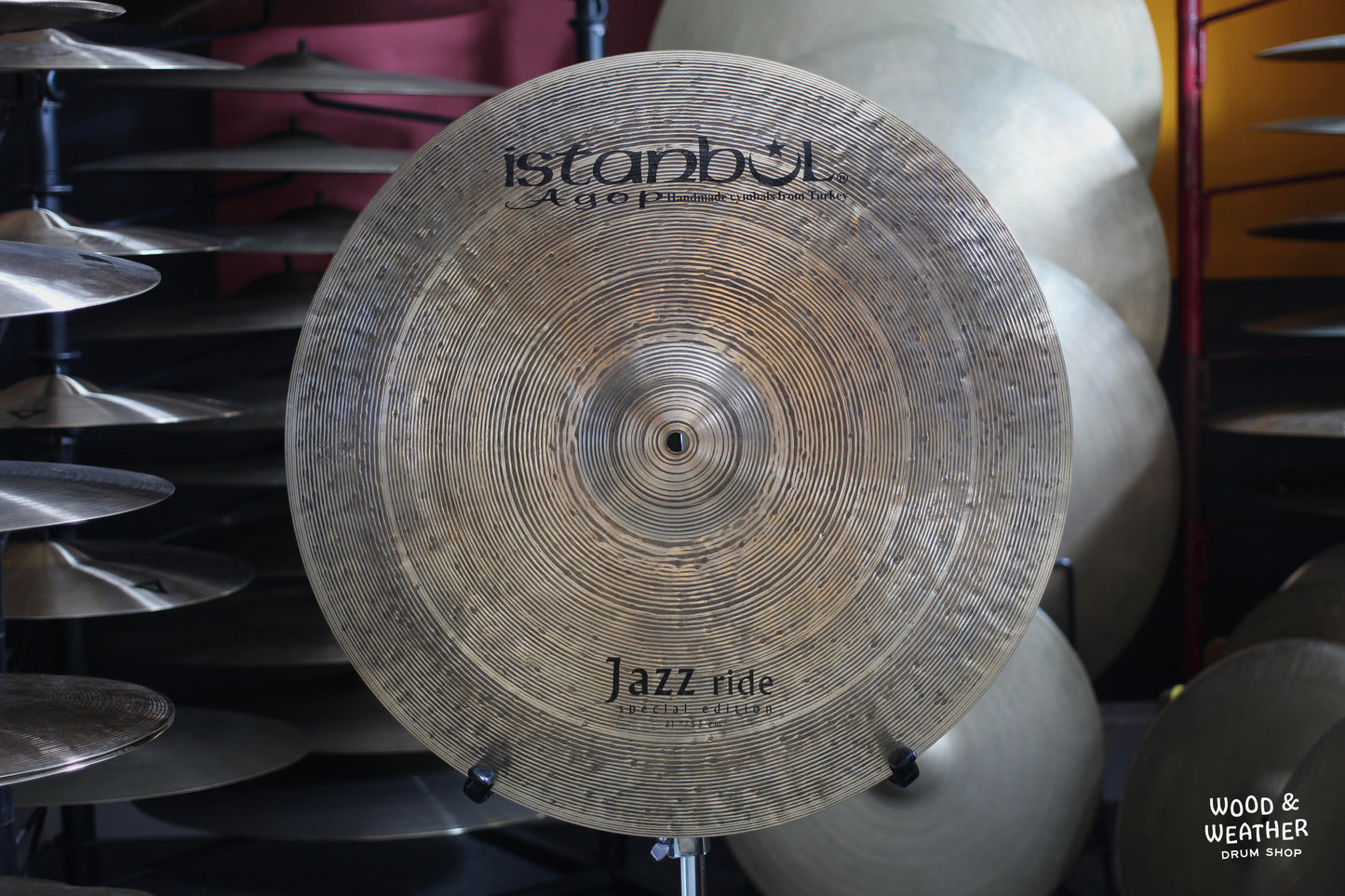 Used Istanbul Agop 21" Special Edition Jazz Ride Cymbal 2062g