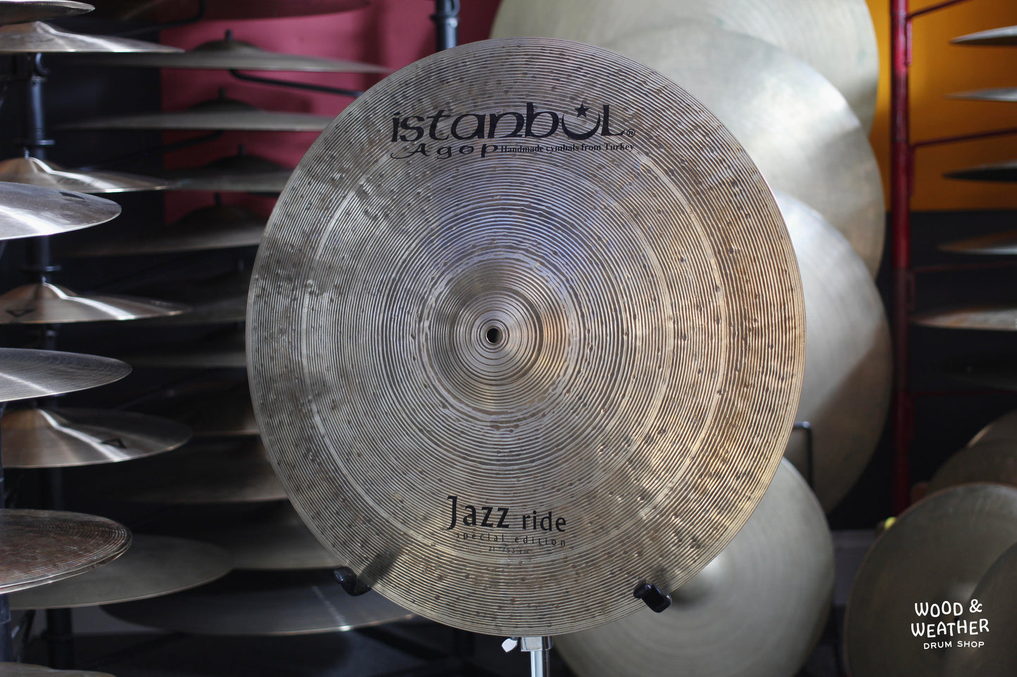 Used Istanbul Agop 21" Special Edition Jazz Ride Cymbal 2062g