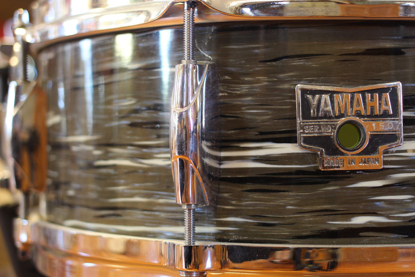 1970's Yamaha 'SD-5' Snare Drum in Black Willow 5"x14"
