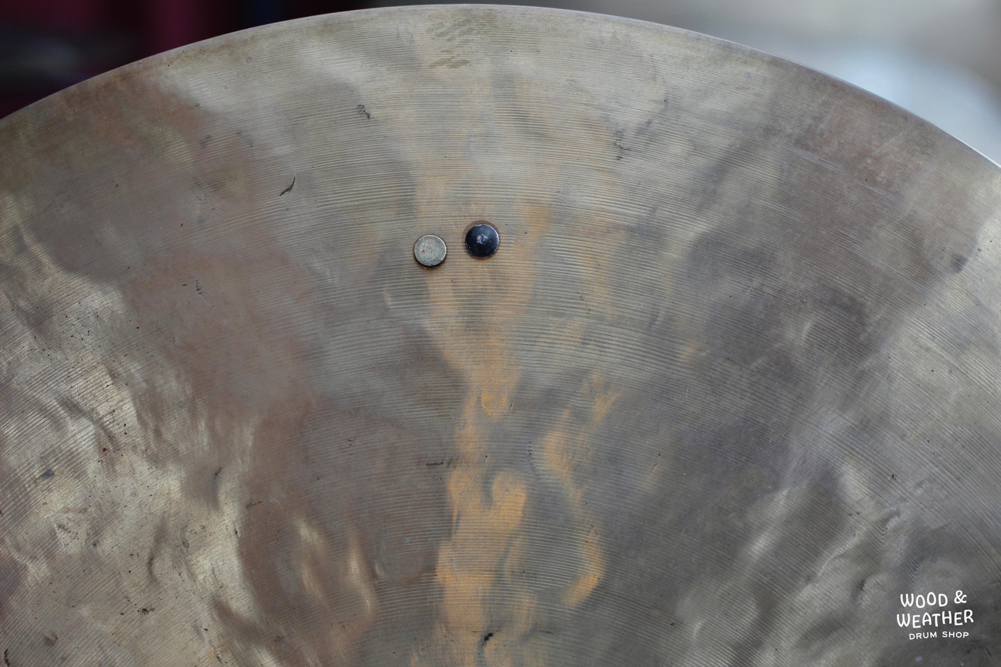 Used Wuhan 18" Crash Ride Cymbal w/ Rivets 1765g