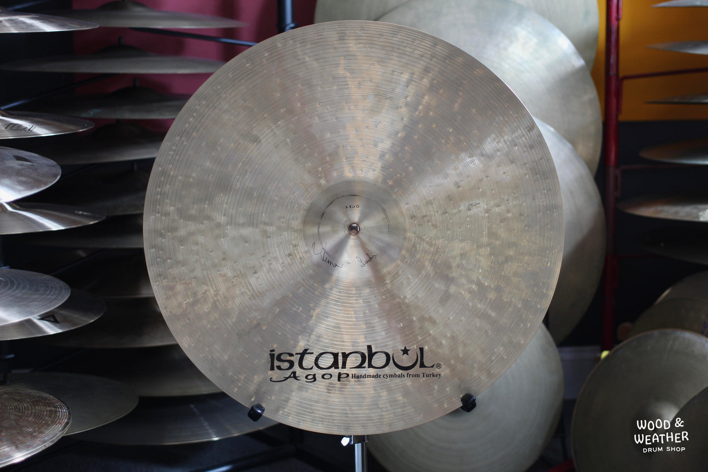 Used Istanbul Agop 22" Mantra Ride Cymbal 2800g